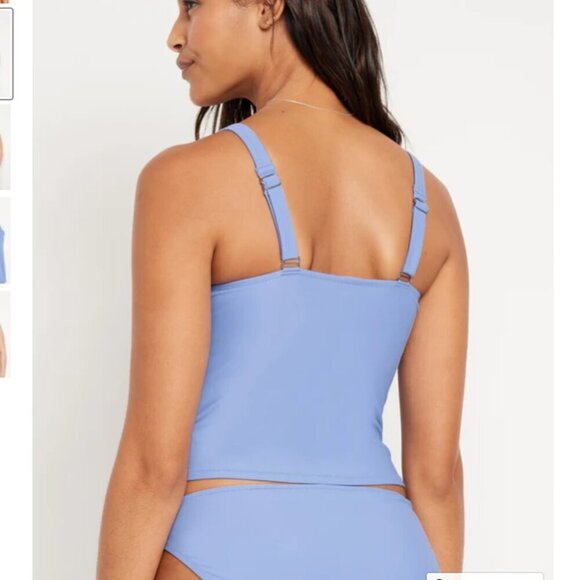 Old Navy Sky Blue Underwire Tankini Swim Top NWOT MSRP $39.99 - Picture 8 of 8